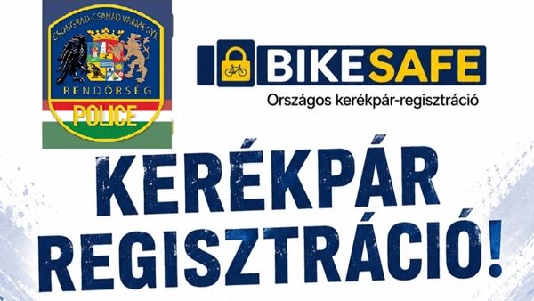 Júliusban ismét kerékpár regisztráció Kisteleken